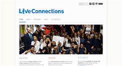 Desktop Screenshot of liveconnections.org