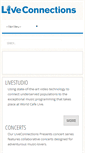 Mobile Screenshot of liveconnections.org